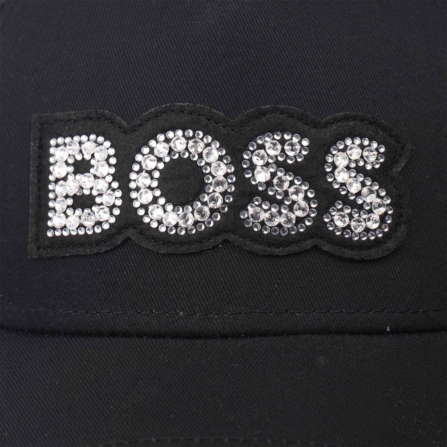 Black - Pack Shot - Boss Womens-Ladies Lilyan Baseball Cap