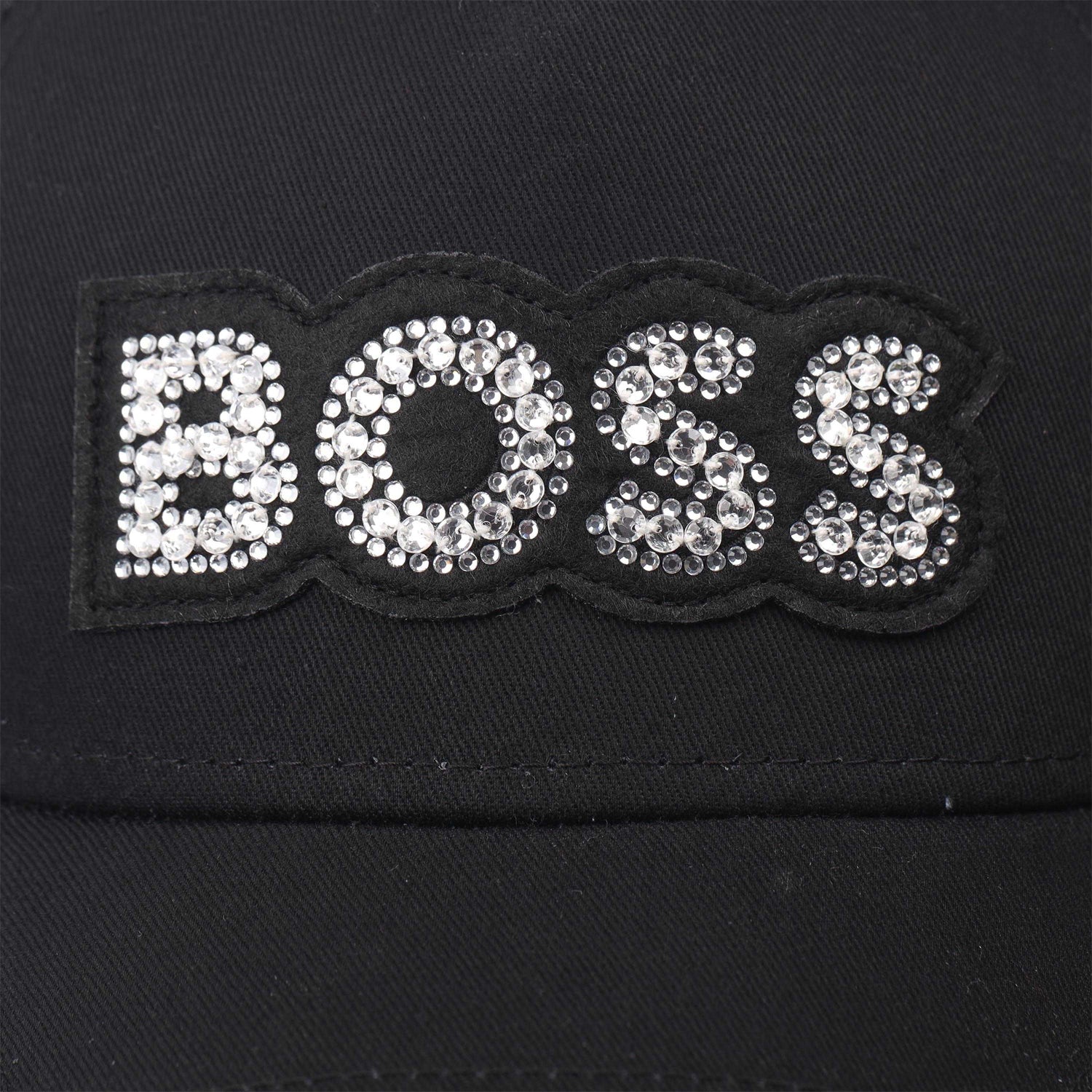 Black - Pack Shot - Boss Womens-Ladies Lilyan Baseball Cap