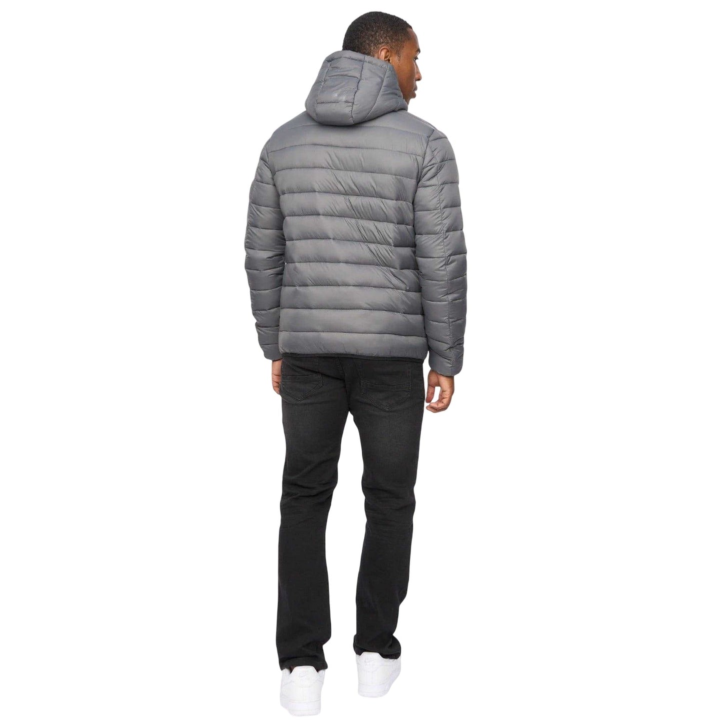 Grey - Back - Crosshatch Mens Gattering MVE V2 Jacket