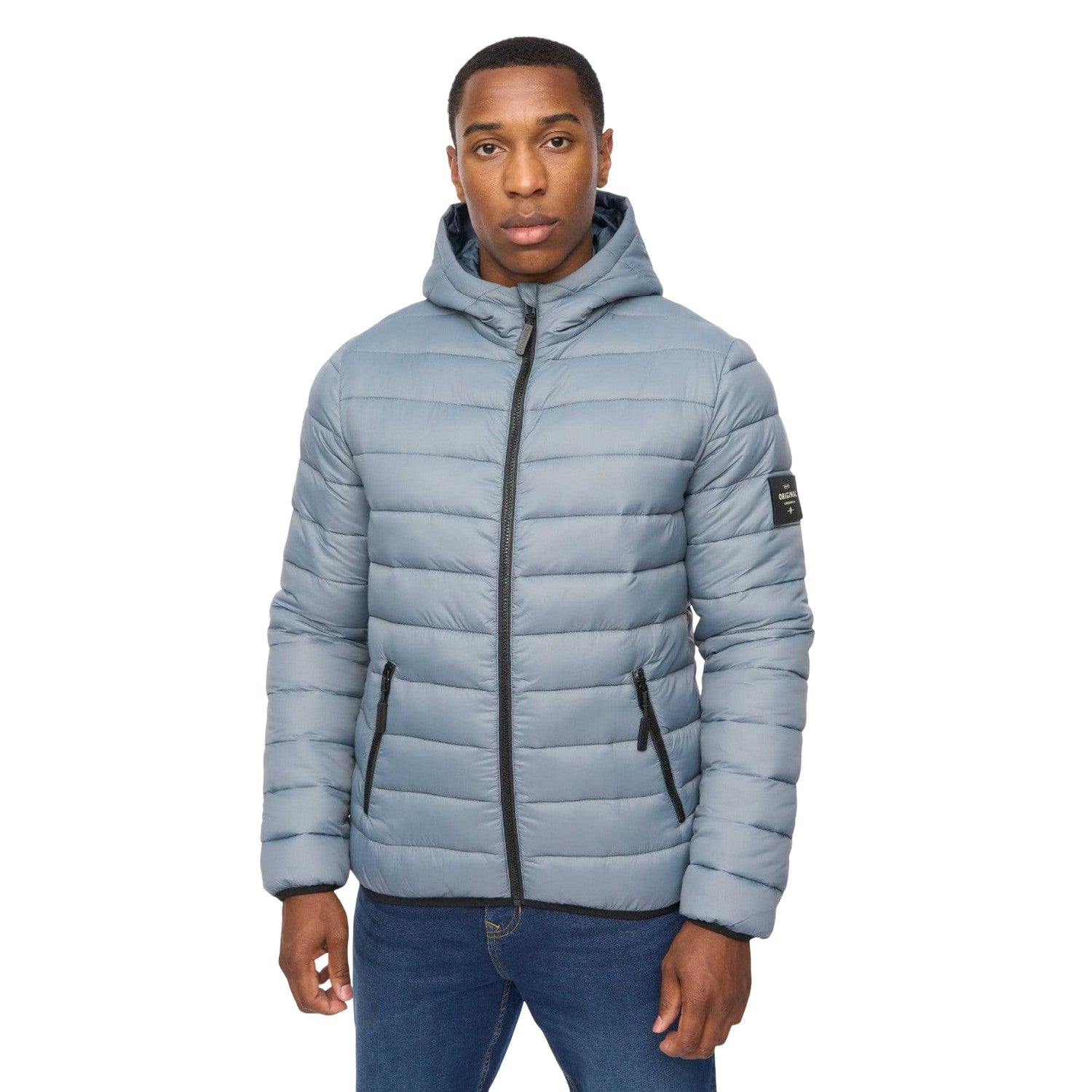 Blue - Front - Crosshatch Mens Gattering MVE V2 Jacket