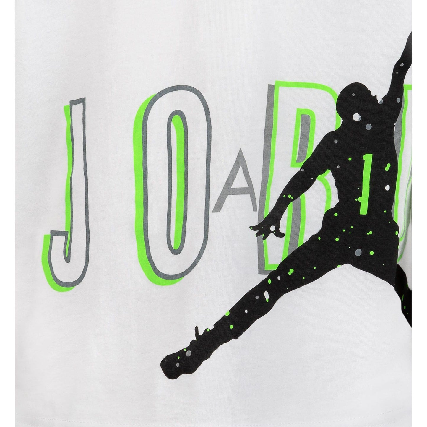 Black-White - Pack Shot - Nike Childrens-Kids Air Jordan Speckle Top & Bottom Set