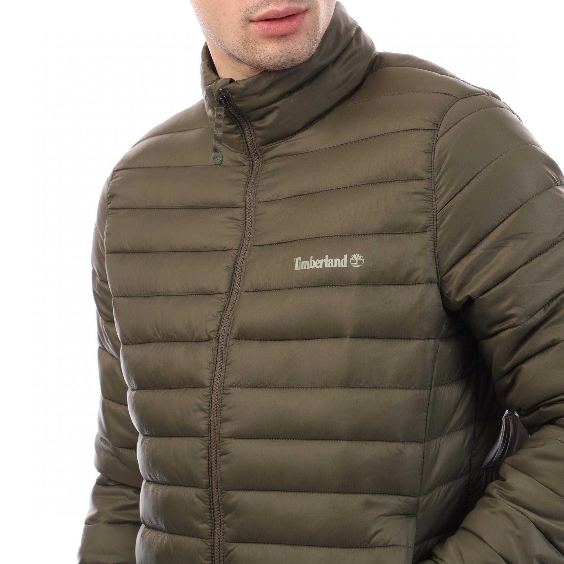 Green - Side - Timberland Mens Axis Peak Durable Water Repellent Jacket