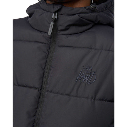 Black - Side - Kings Will Dream Mens Orlo Puffer Jacket