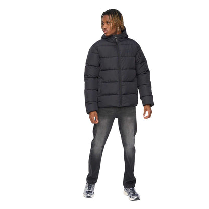 Black - Close up - Kings Will Dream Mens Orlo Puffer Jacket