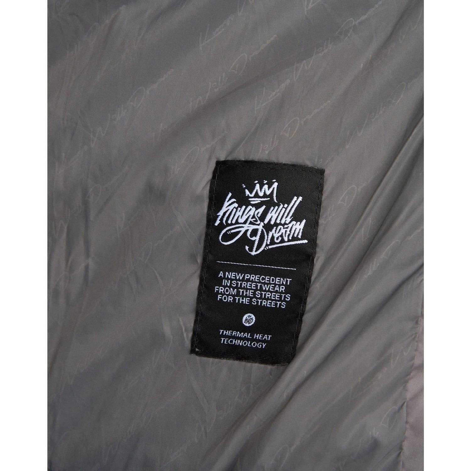Grey - Lifestyle - Kings Will Dream Mens Orlo Puffer Jacket