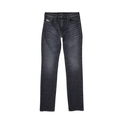 Blue - Front - Diesel Mens Thommer-R Slim Jeans