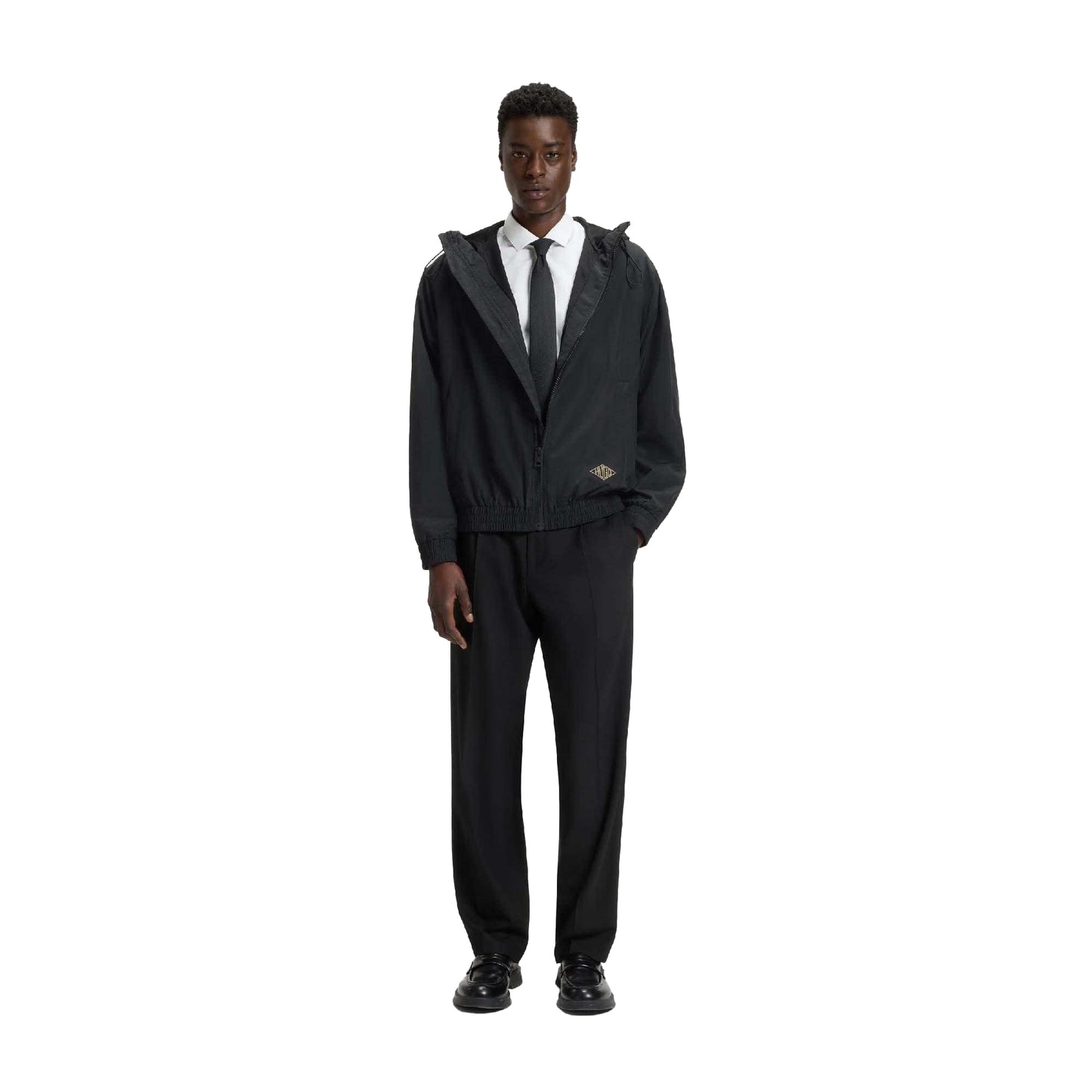 Black - Pack Shot - Hugo Mens Benji Windbreaker
