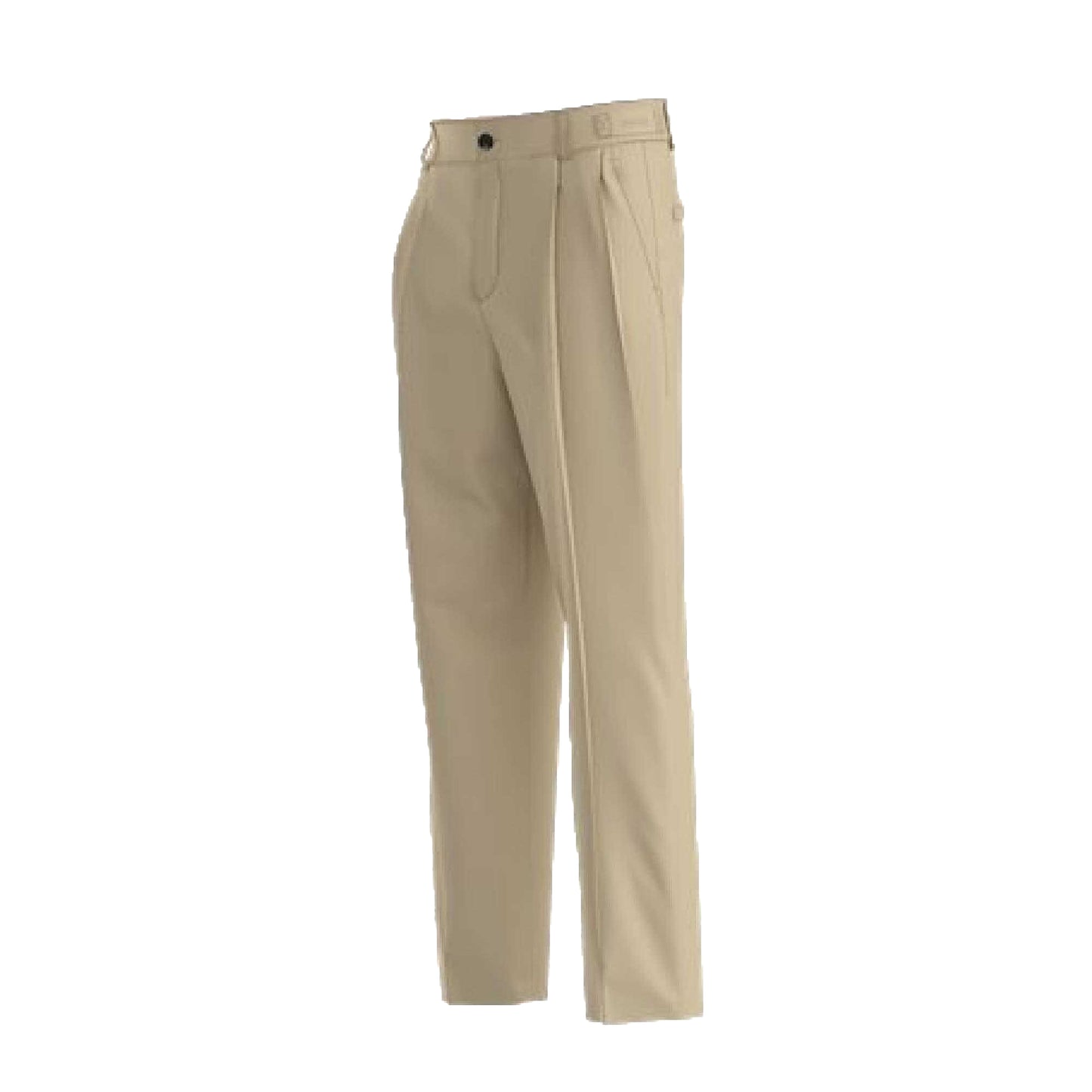 Beige - Side - Hugo Mens Renar Relaxed Fit Trousers