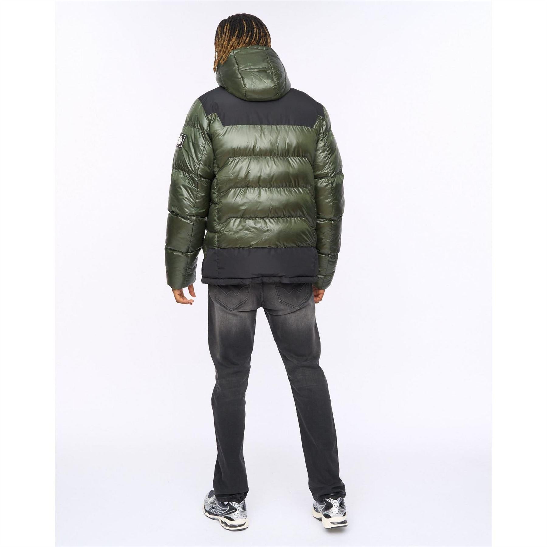 Green - Side - Kings Will Dream Mens Ascend Puffer Jacket