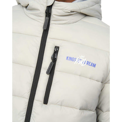 Grey - Side - Kings Will Dream Mens Barcana Puffer Jacket