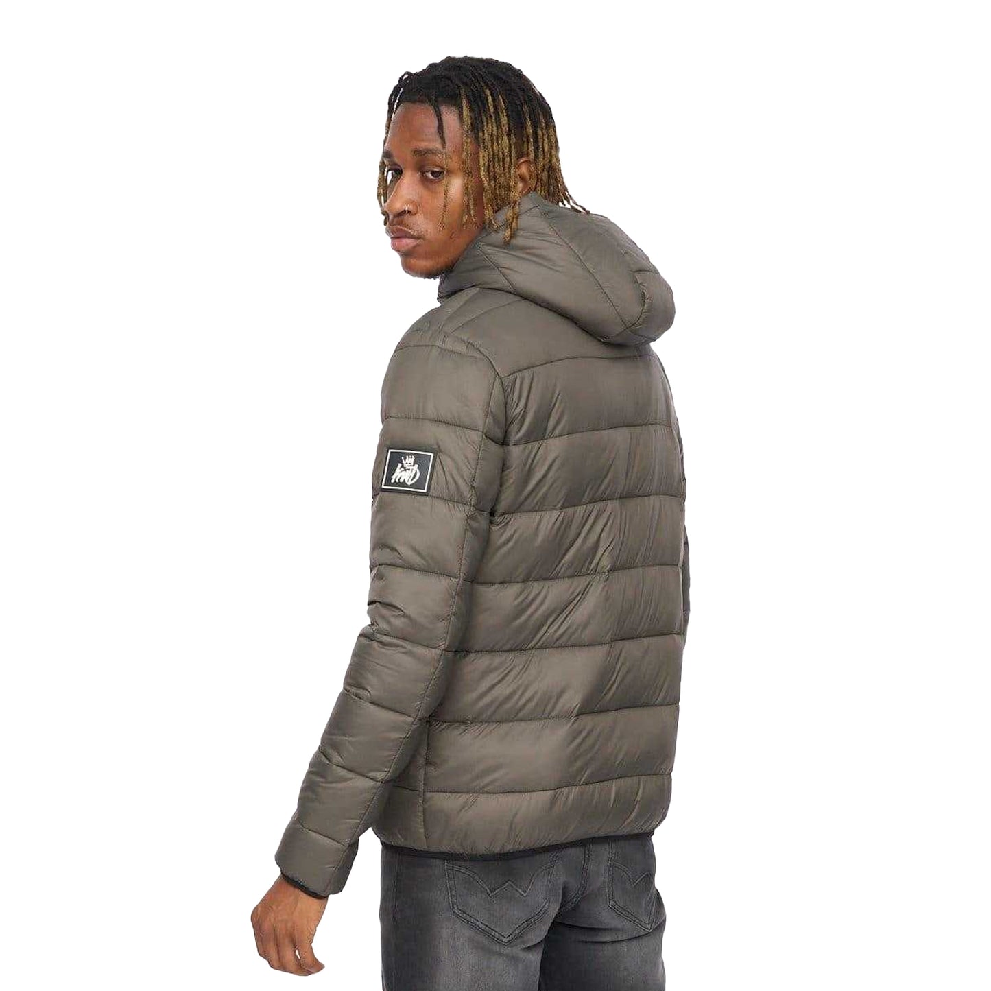 Green - Back - Kings Will Dream Mens Barcana Puffer Jacket