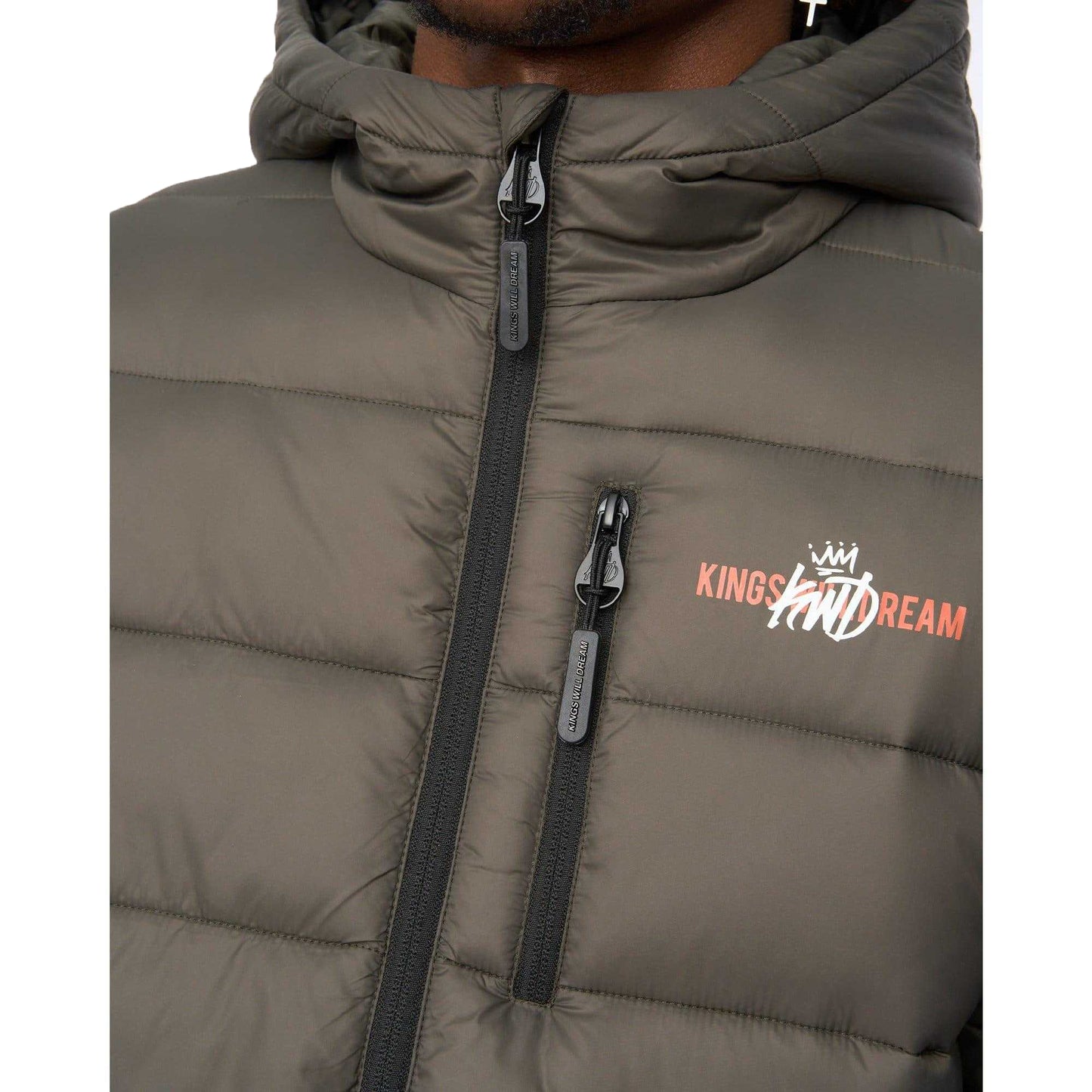 Green - Side - Kings Will Dream Mens Barcana Puffer Jacket