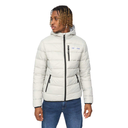 Grey - Front - Kings Will Dream Mens Barcana Puffer Jacket