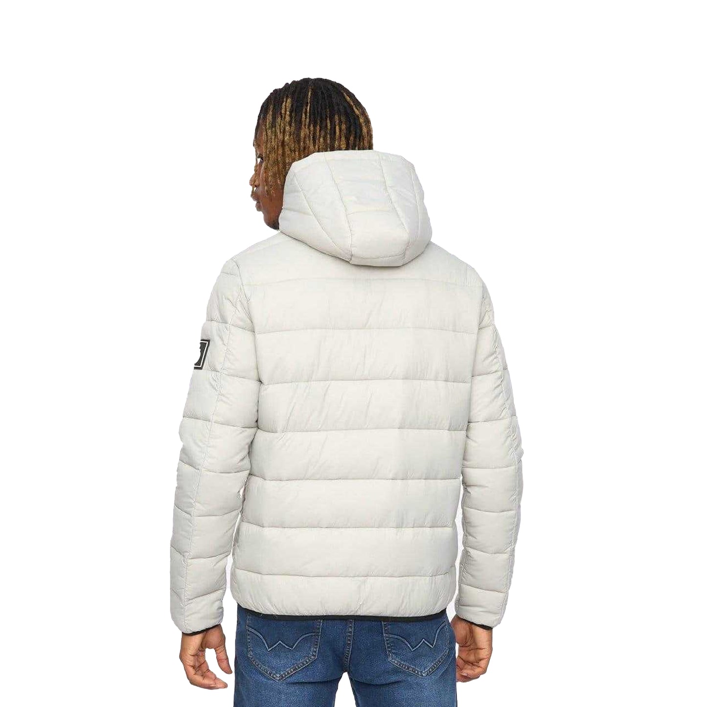 Grey - Back - Kings Will Dream Mens Barcana Puffer Jacket