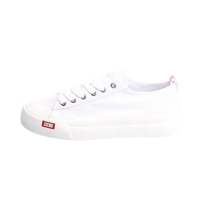 White - Side - Diesel Womens-Ladies S-Athos Low Trainers