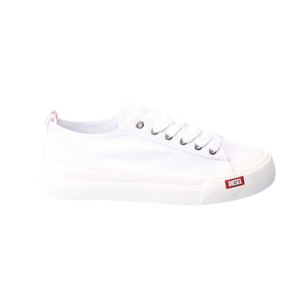 White - Lifestyle - Diesel Womens-Ladies S-Athos Low Trainers