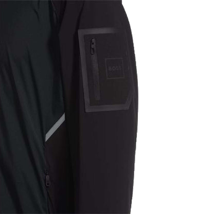 Black - Side - Boss Mens J Eilat Windbreaker