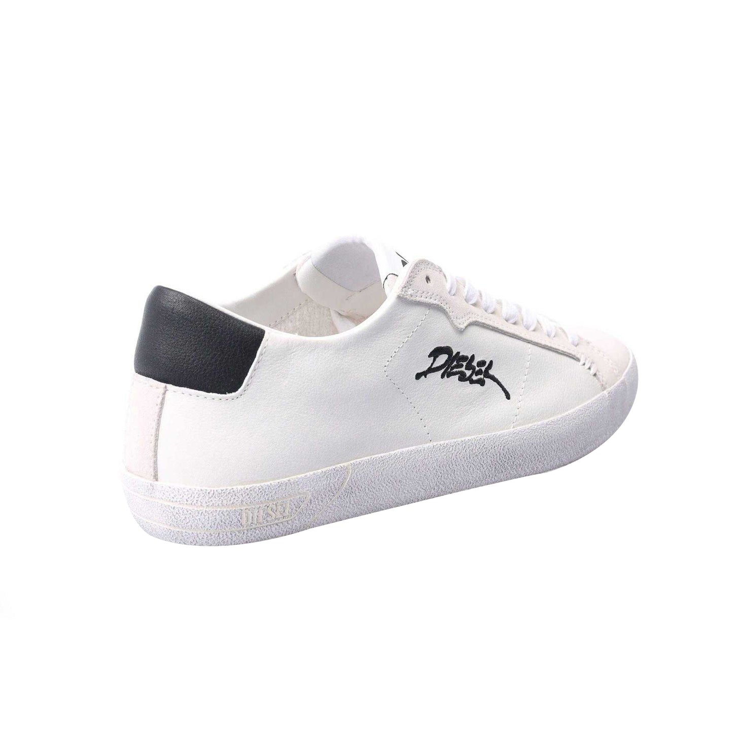 White - Back - Diesel Mens S-Leroji Low Trainers