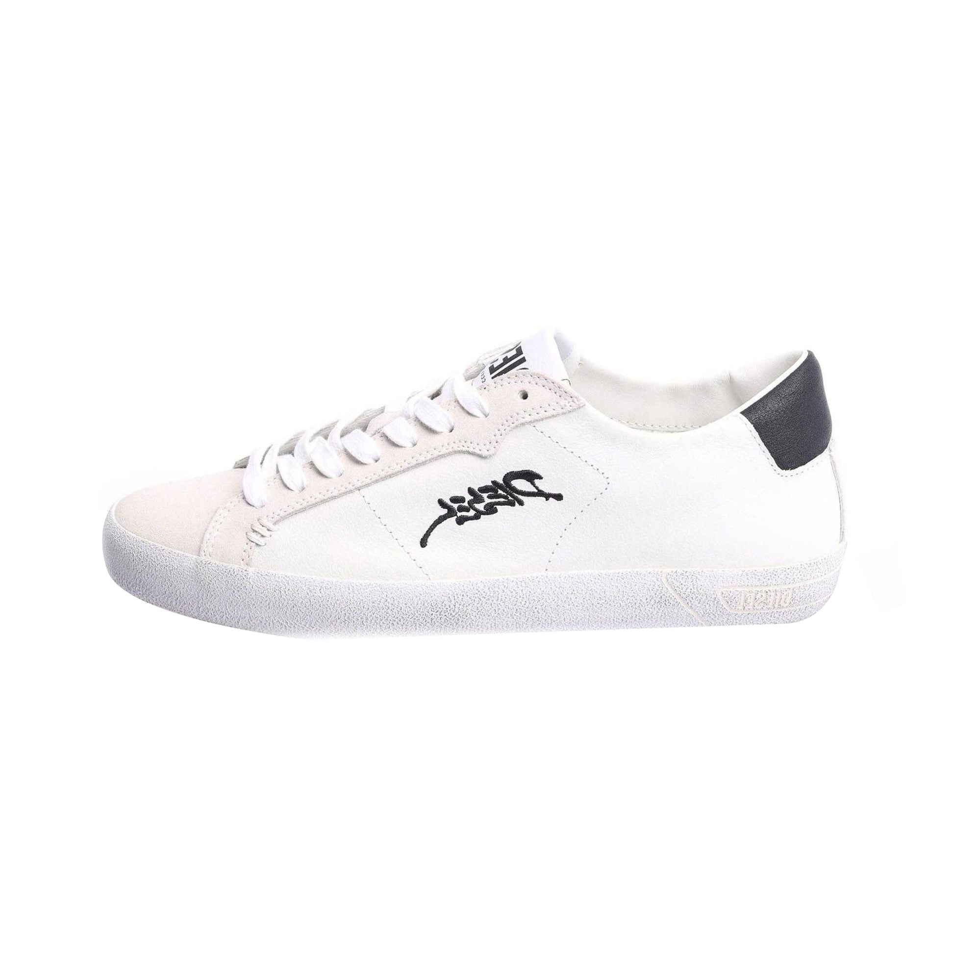 White - Side - Diesel Mens S-Leroji Low Trainers