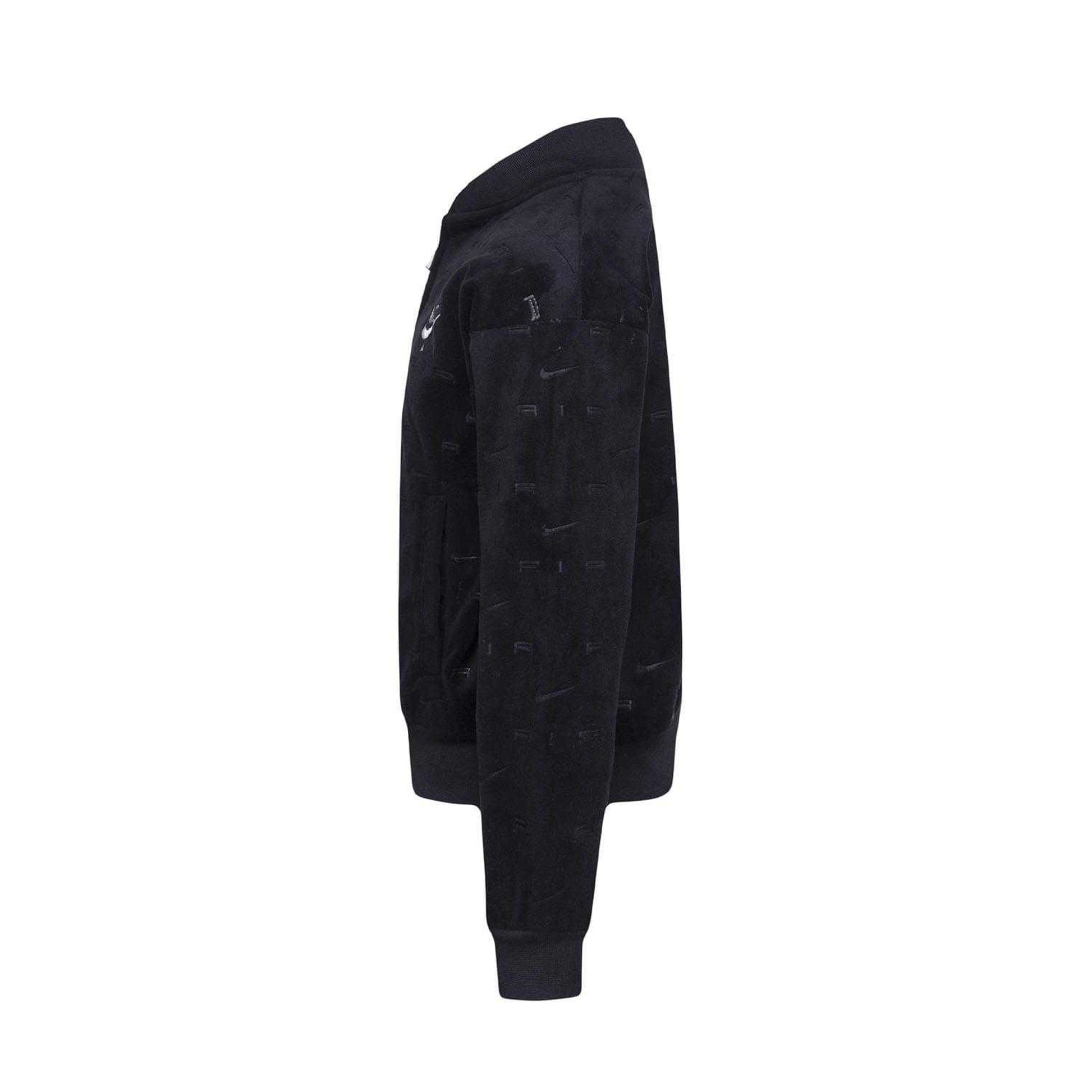 Black - Pack Shot - Nike Childrens-Kids Air Velour Top & Bottom Set