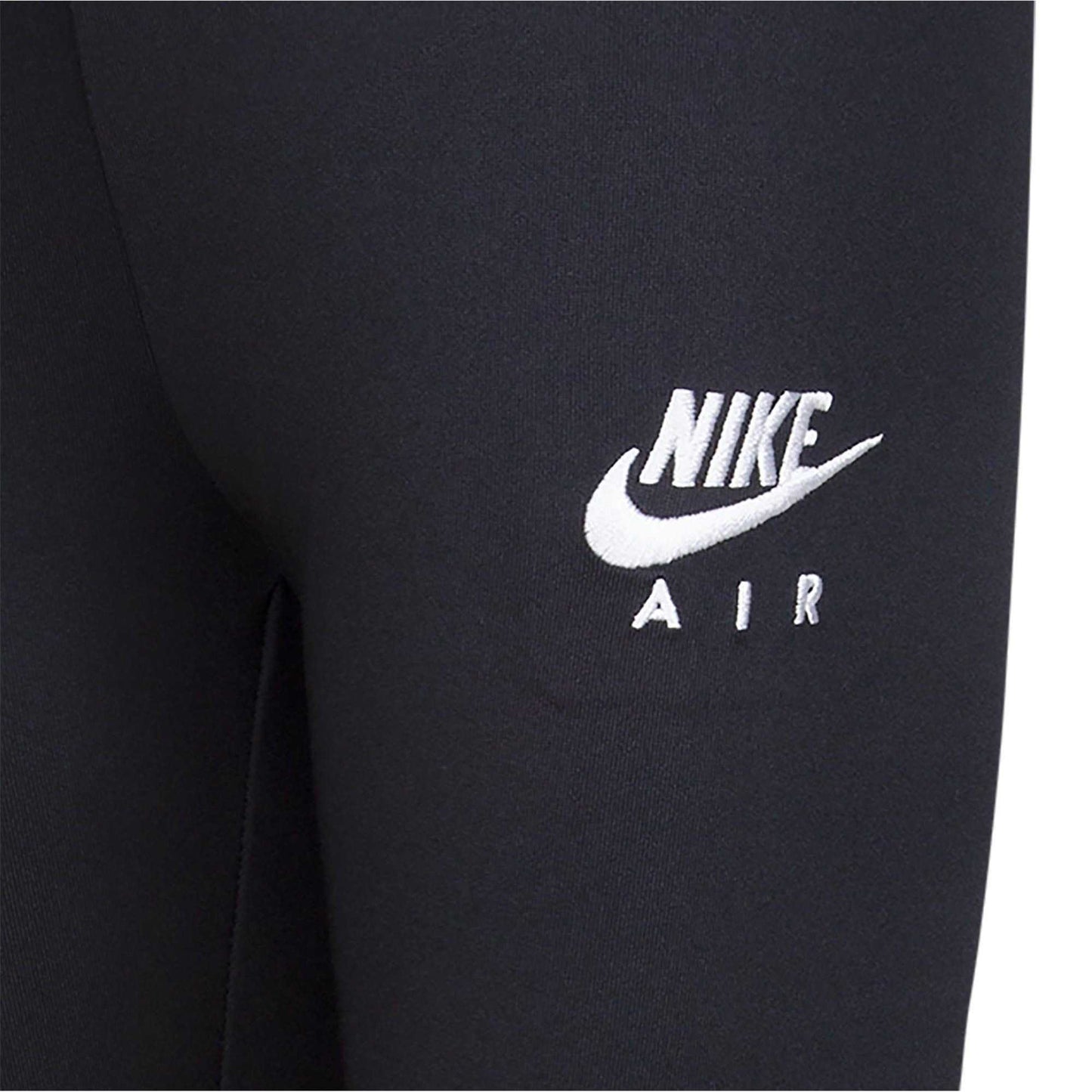 Black - Close up - Nike Childrens-Kids Air Velour Top & Bottom Set