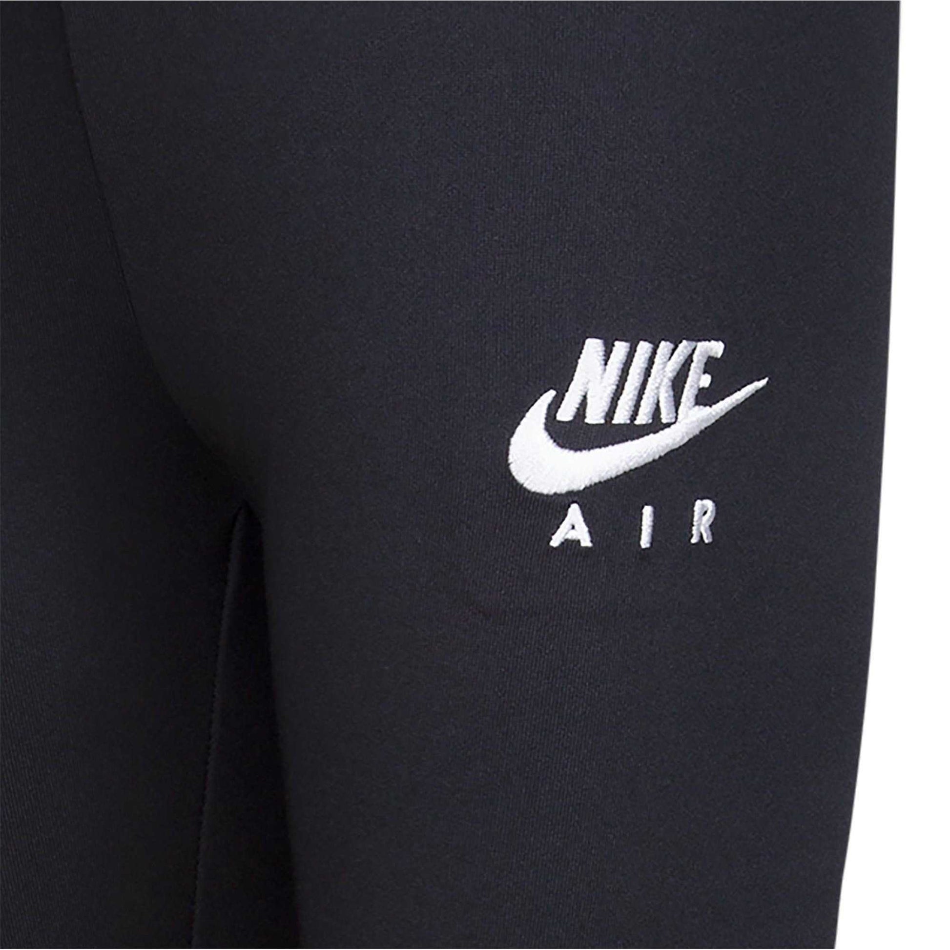 Black - Close up - Nike Childrens-Kids Air Velour Top & Bottom Set