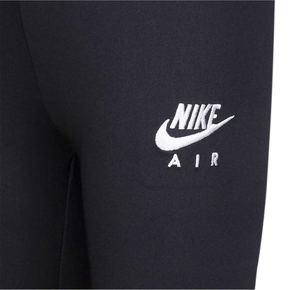 Black - Close up - Nike Childrens-Kids Air Velour Top & Bottom Set