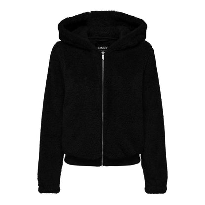 Black - Front - Only Womens-Ladies Newanna Teddy Fleece Jacket