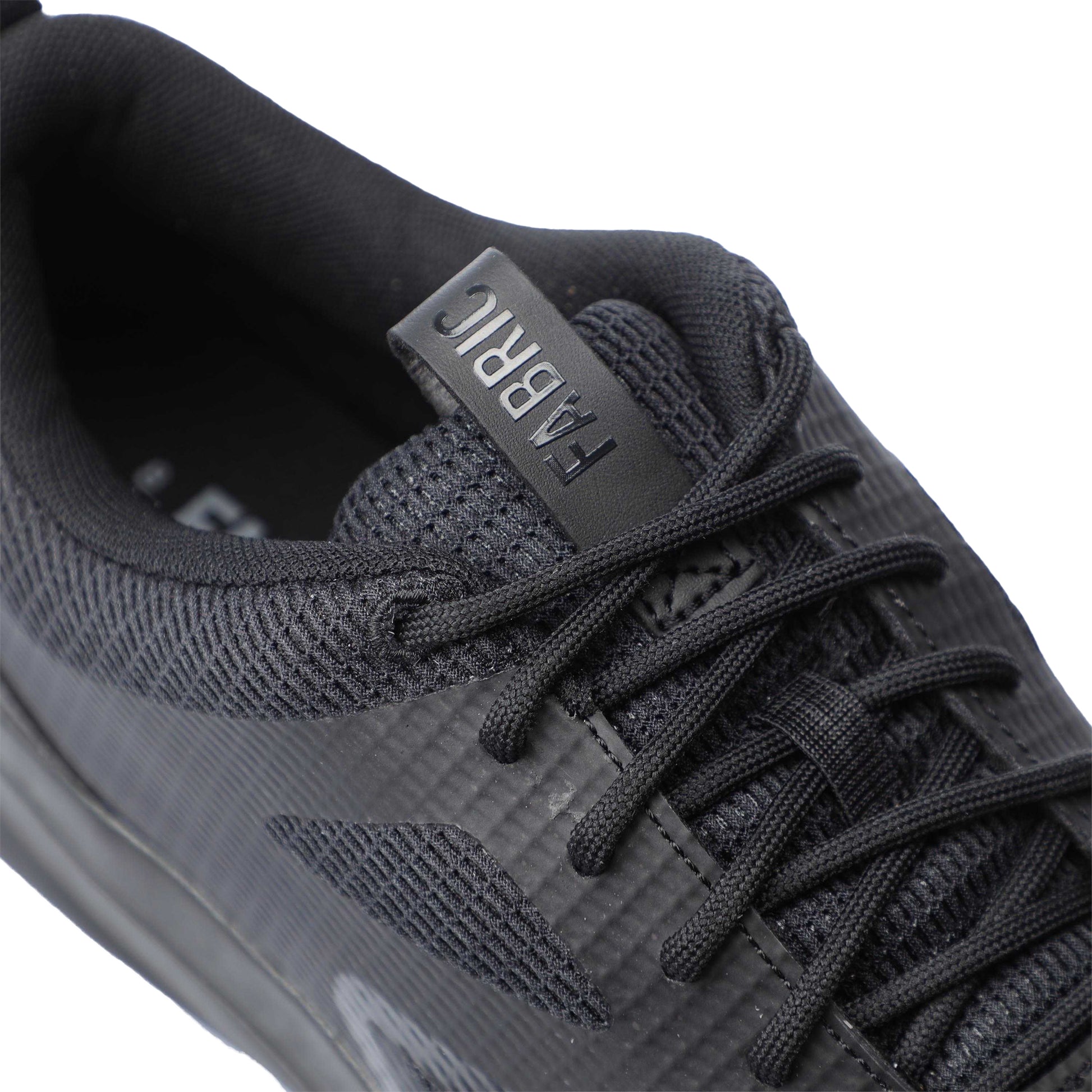 Black - Pack Shot - Fabric Mens Draco Plain Shoes