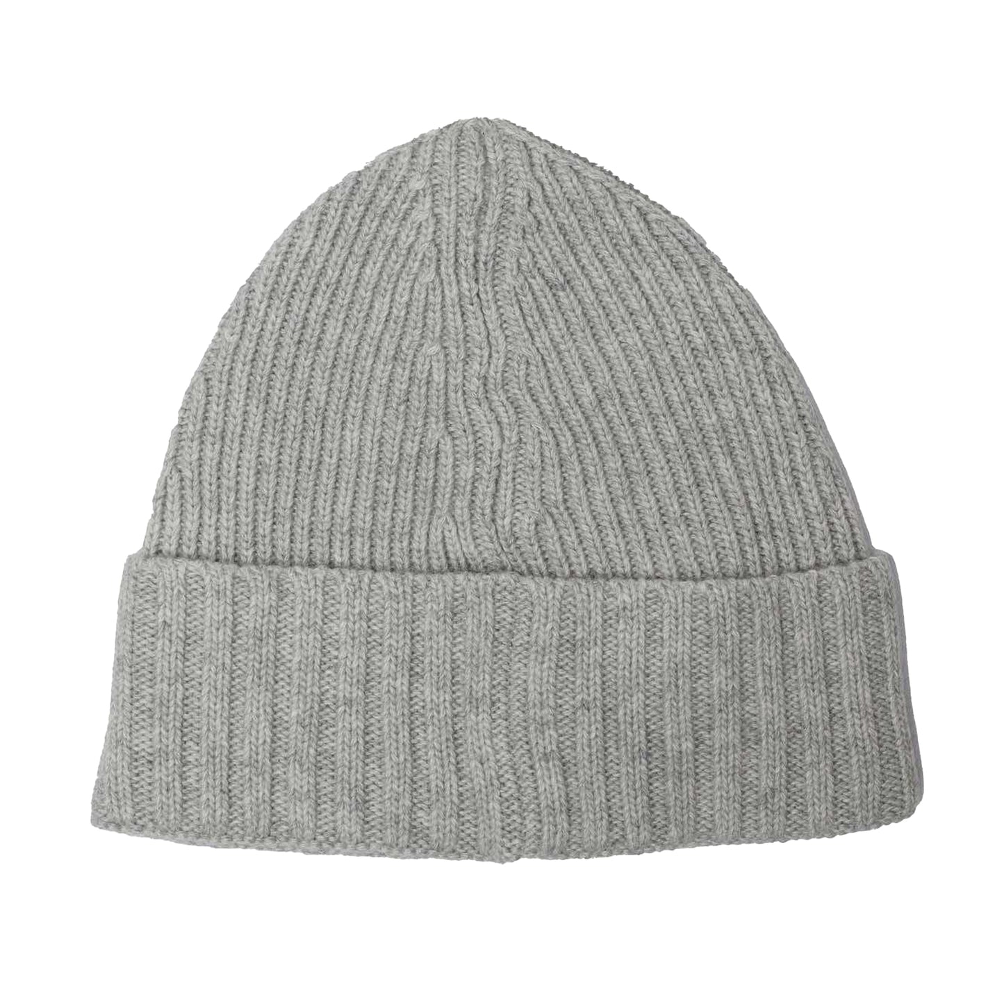Grey - Back - Stone Island Childrens-Kids Compass Rib Knit Beanie