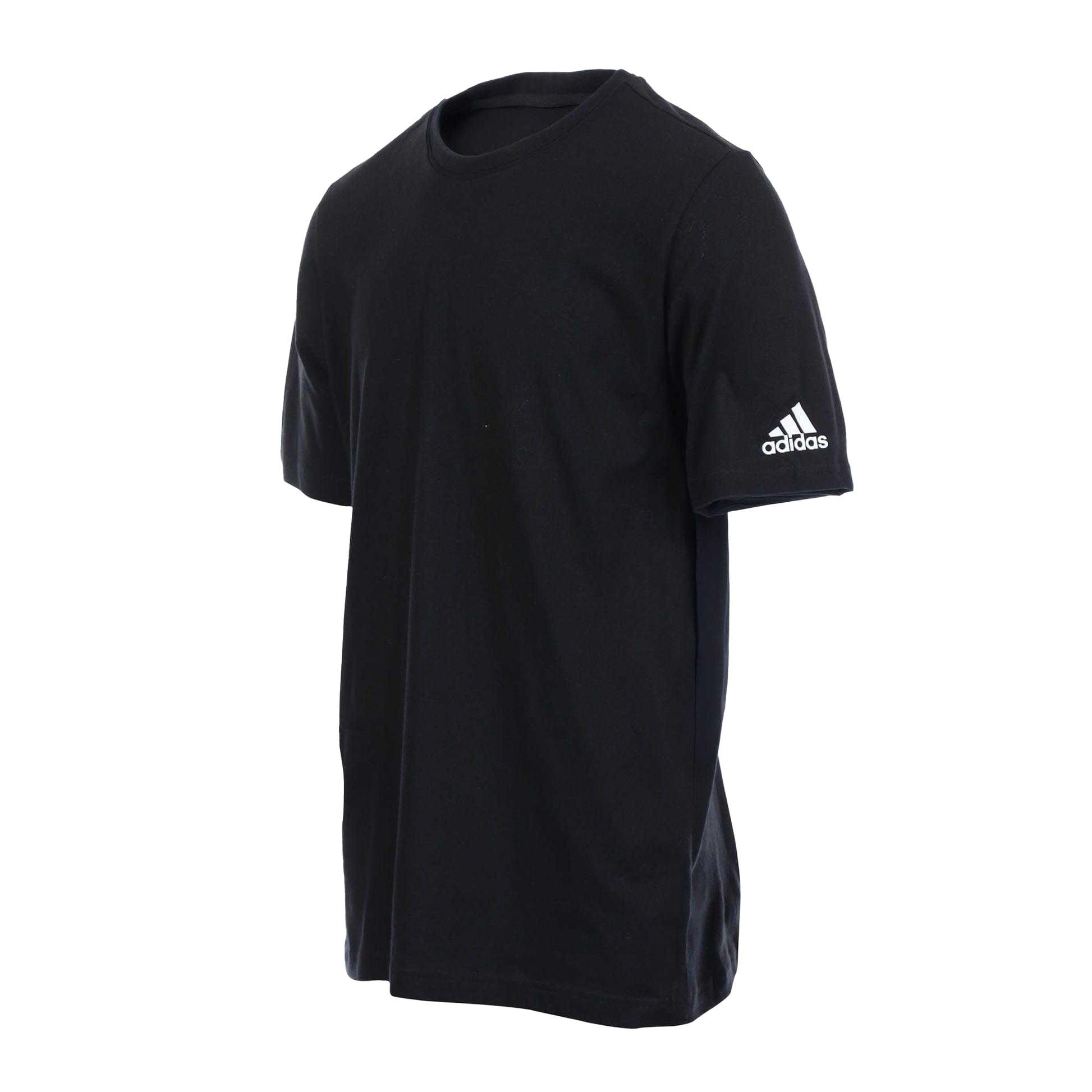 Black - Side - Adidas Mens Bos Blank Logo T-Shirt