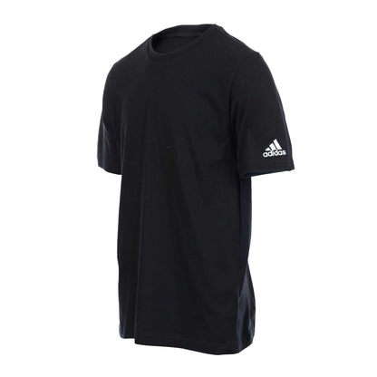 Black - Side - Adidas Mens Bos Blank Logo T-Shirt