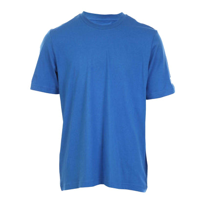Blue - Front - Adidas Mens Bos Blank Logo T-Shirt