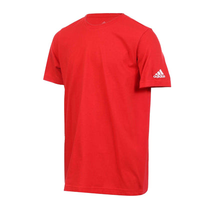 Red - Front - Adidas Mens Bos Blank Logo T-Shirt