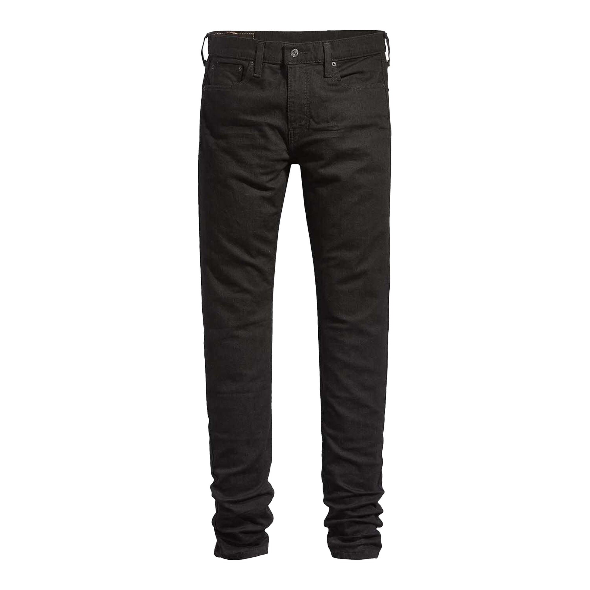 Blue - Front - Levis Mens 512 Leather Patch Tapered Leg Tapered Jeans