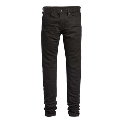 Blue - Front - Levis Mens 512 Leather Patch Tapered Leg Tapered Jeans