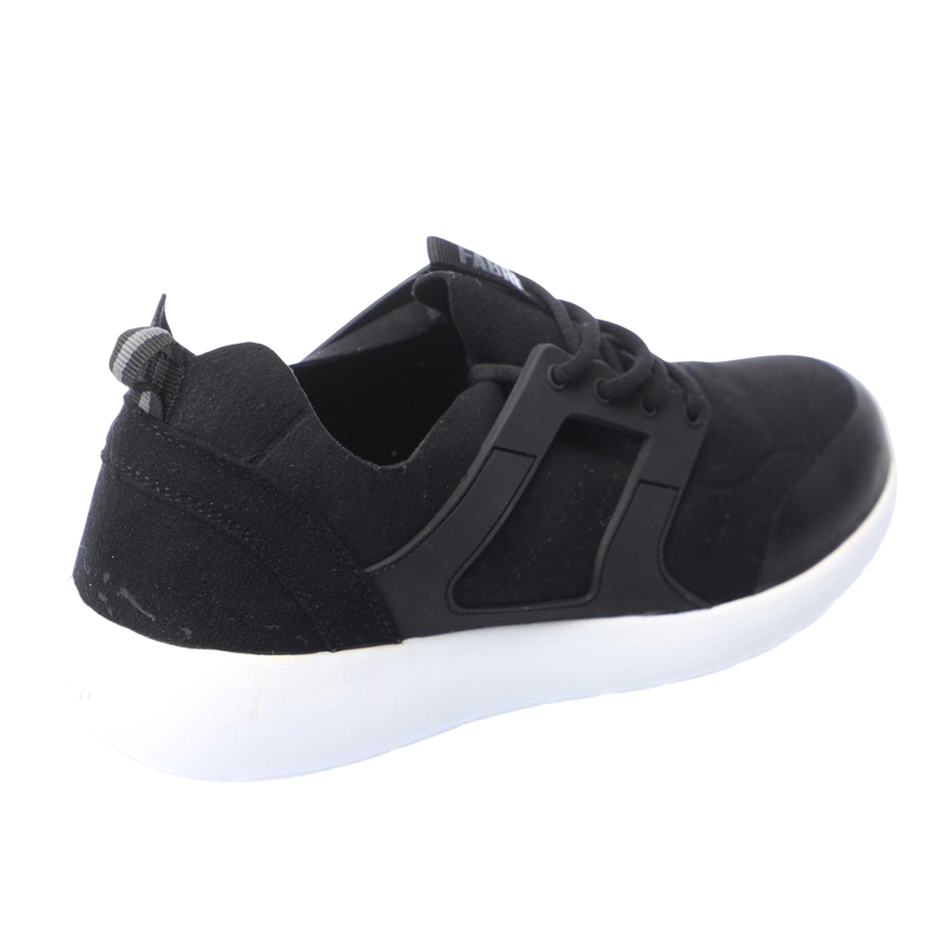 Black - Back - Fabric Womens-Ladies Zeta Running Trainers