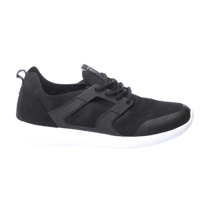 Black - Side - Fabric Womens-Ladies Zeta Running Trainers