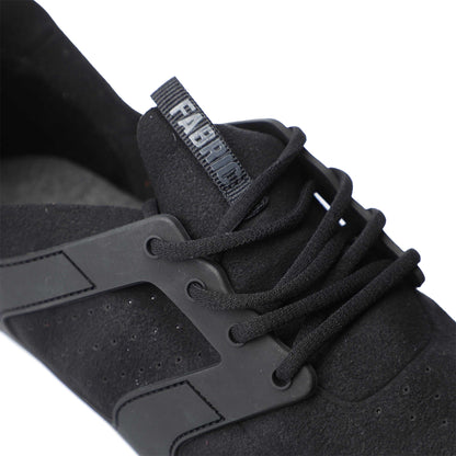 Black - Pack Shot - Fabric Womens-Ladies Zeta Running Trainers