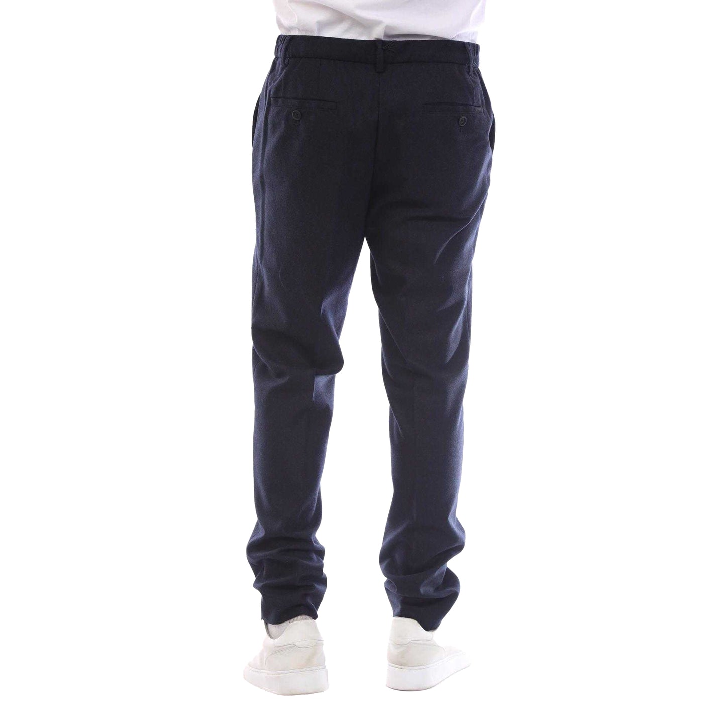 Dark Blue - Back - Boss Mens P-Genius Trousers