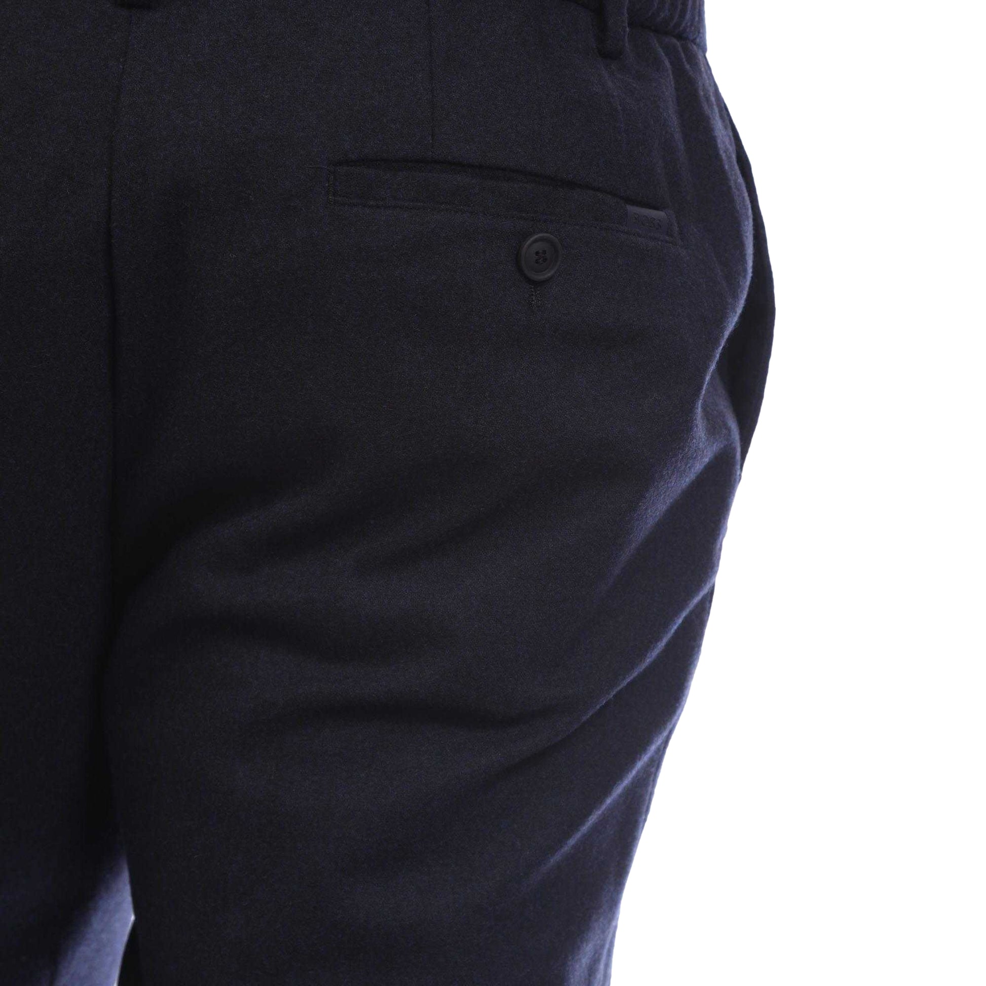 Dark Blue - Side - Boss Mens P-Genius Trousers