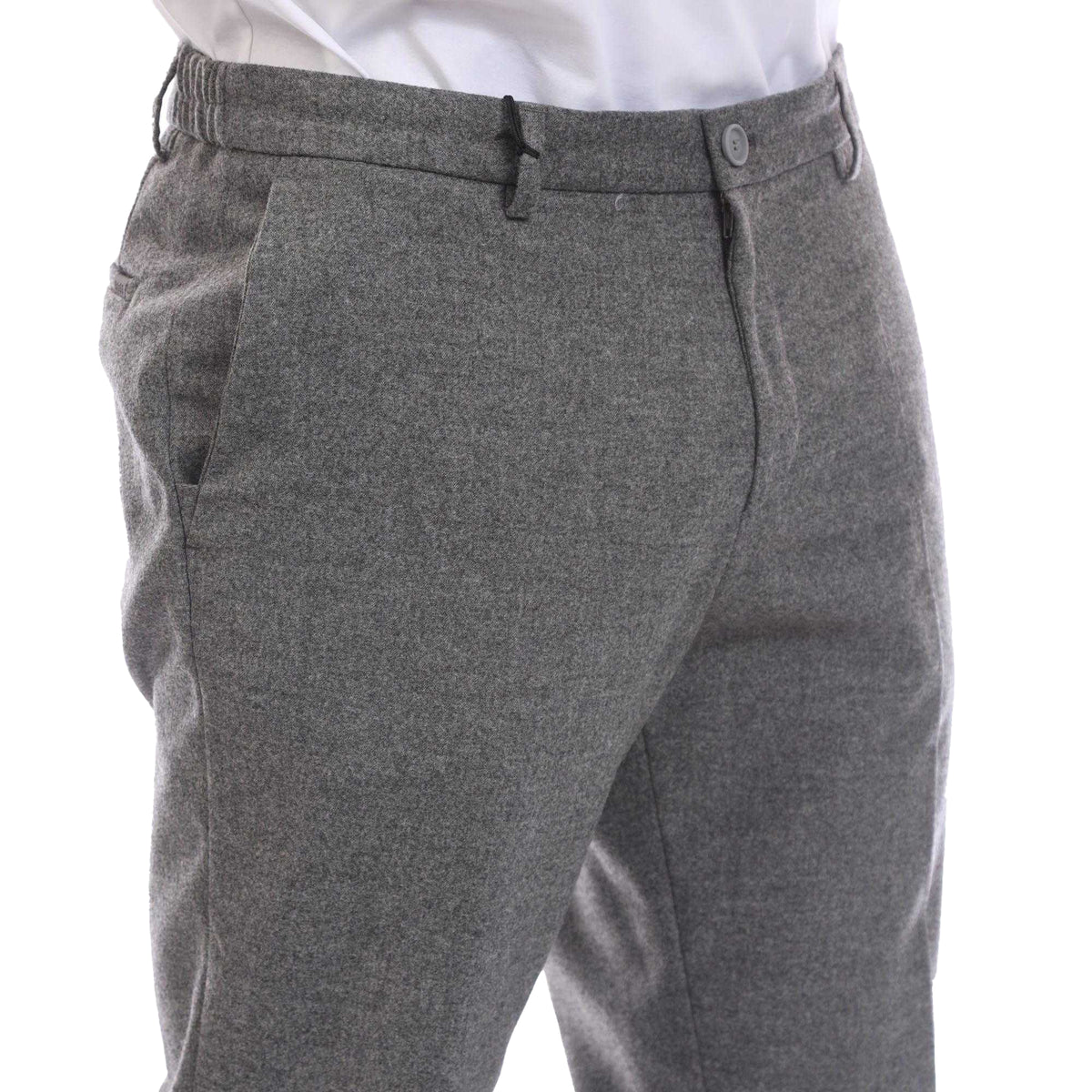 Silver - Side - Boss Mens P-Genius Trousers