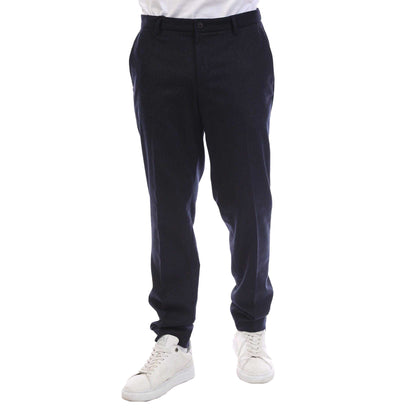 Dark Blue - Front - Boss Mens P-Genius Trousers