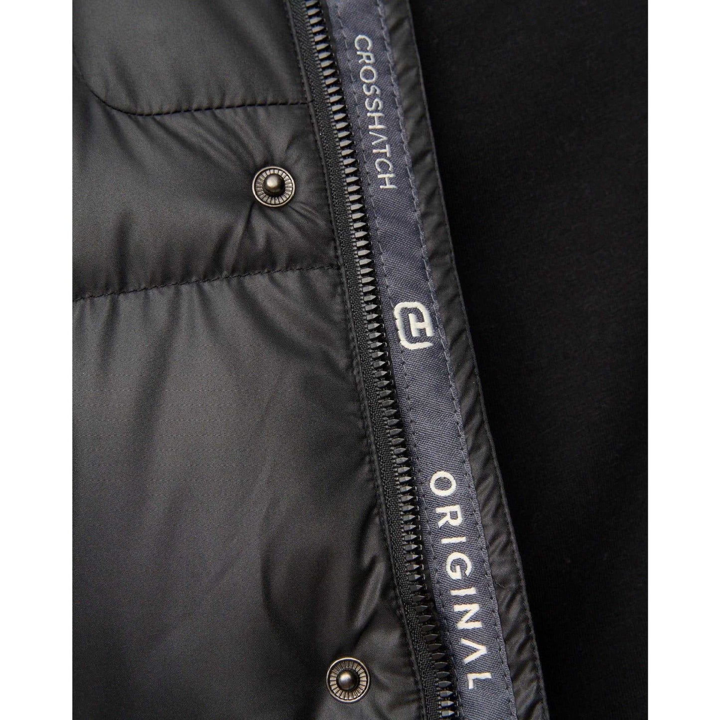 Black - Lifestyle - Crosshatch Mens Camptor Panelled Jacket
