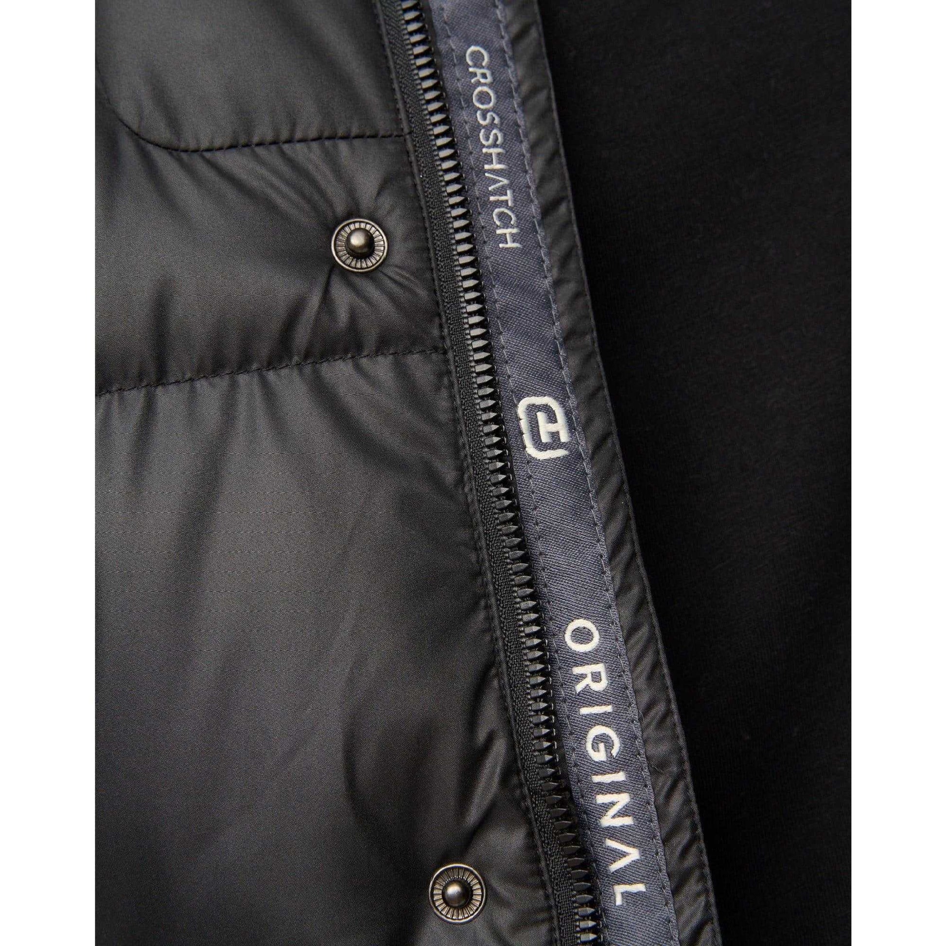 Black - Lifestyle - Crosshatch Mens Camptor Panelled Jacket