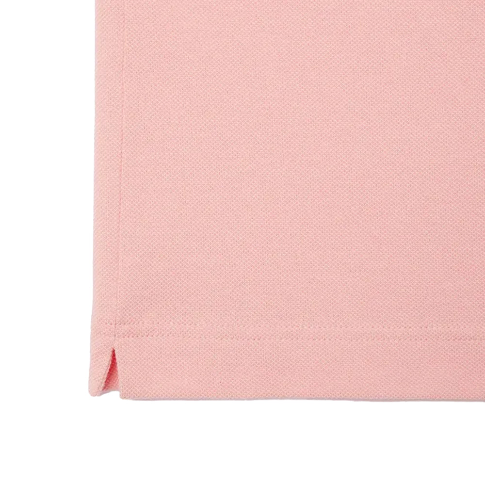 Pink - Side - Lacoste Womens-Ladies Flowing Lyocell Oversized Shirt