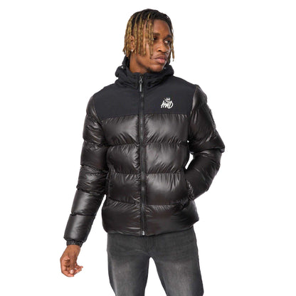 Black - Side - Kings Will Dream Mens Summs Puffer Jacket