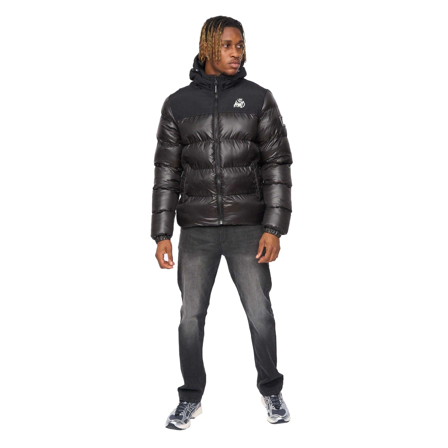 Black - Pack Shot - Kings Will Dream Mens Summs Puffer Jacket