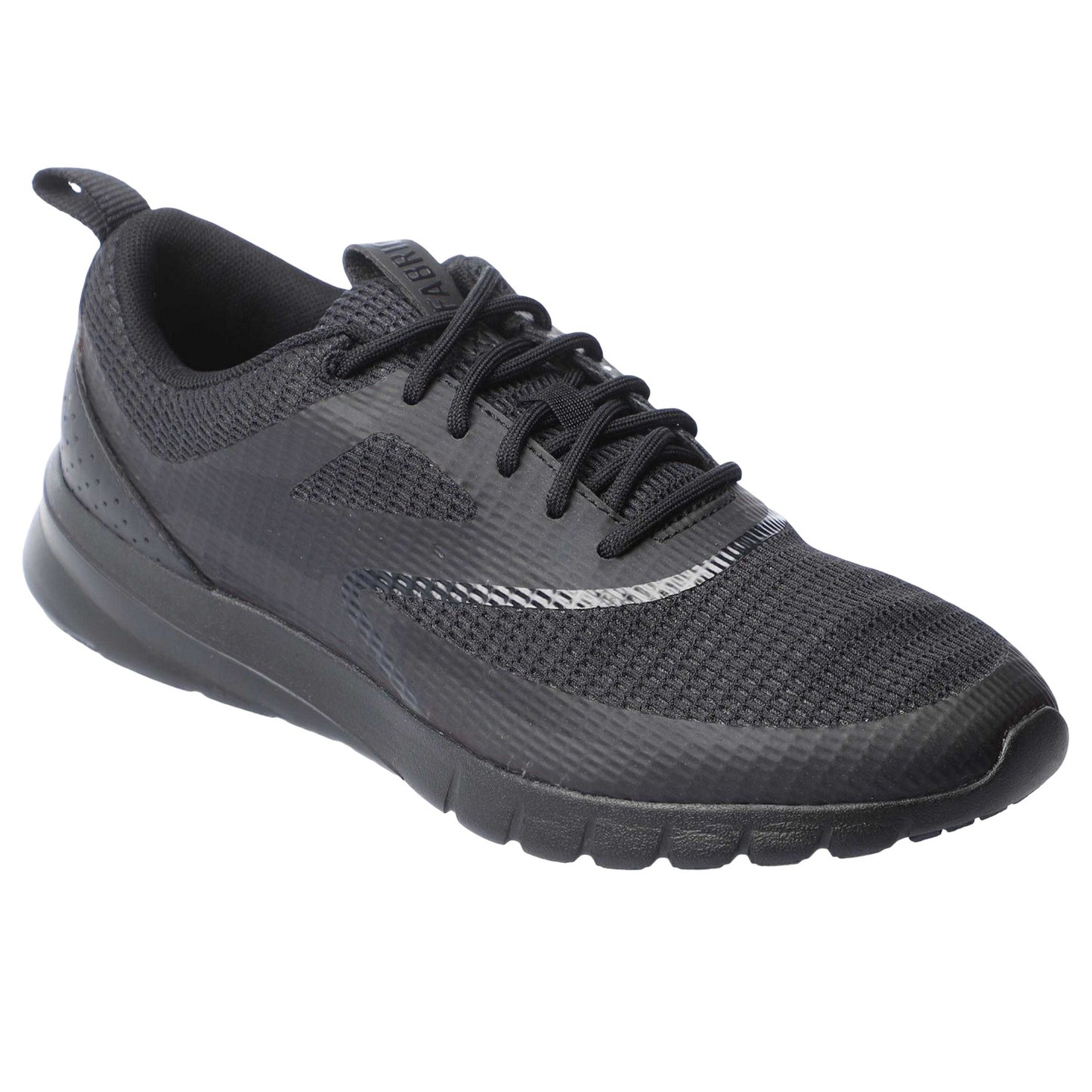 Black - Front - Fabric Unisex Adult Draco Safety Shoes