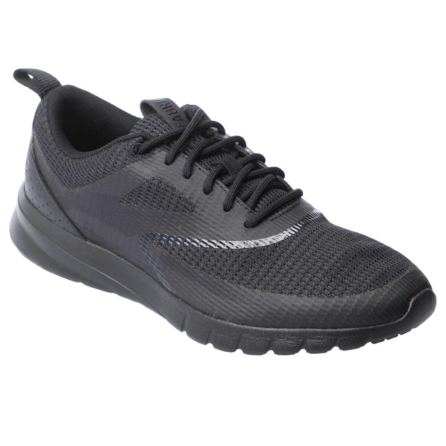 Black - Front - Fabric Unisex Adult Draco Safety Shoes